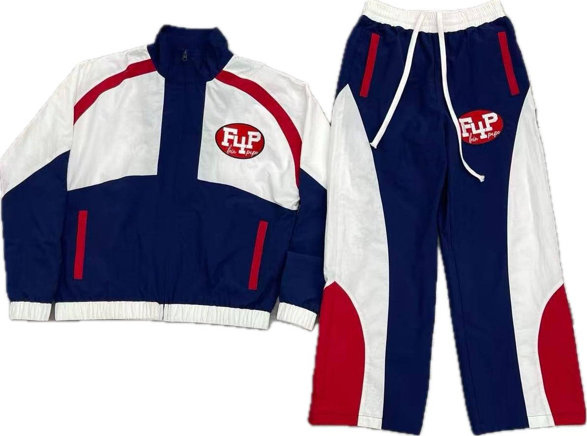 Fein4Pape Blue,Red&White tracksuit